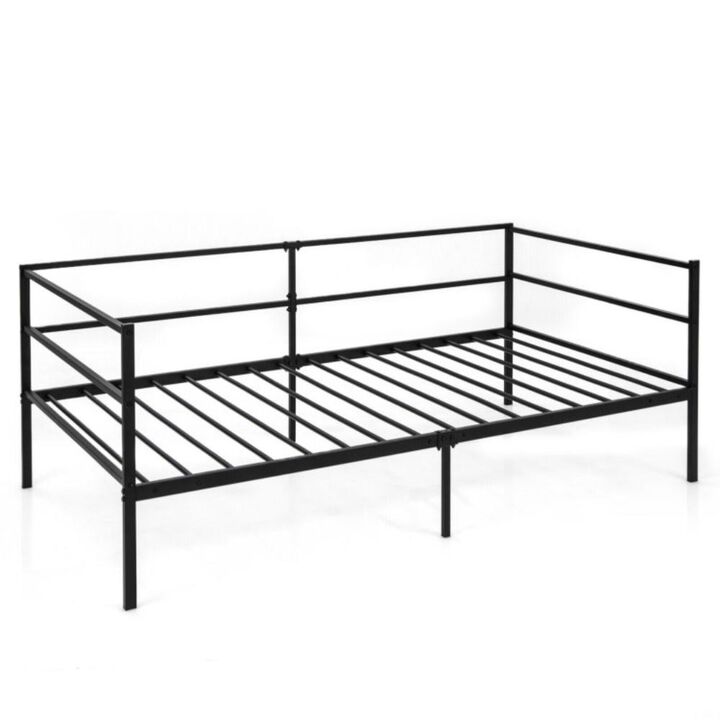 Hivvago Twin Size Metal Daybed Frame for Living Room Bedroom
