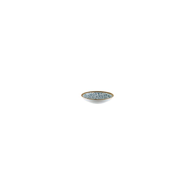 Calif dia.3.5" h:1" 2 oz. Round Decorated Porcelain Bowl (Set of 4)