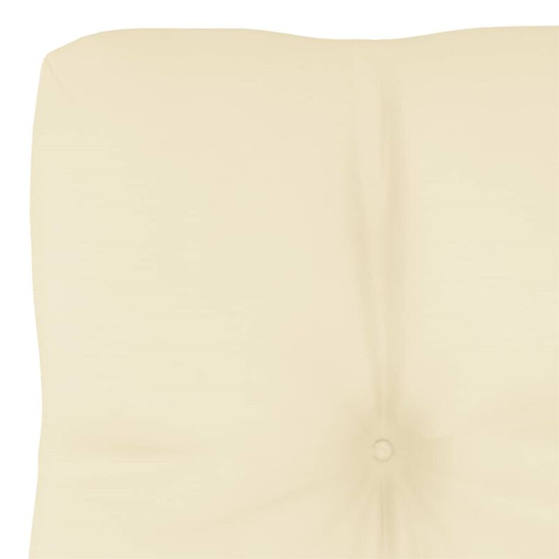 vidaX Pallet Sofa Cushion Cream 19.7"x15.7"x4.7"