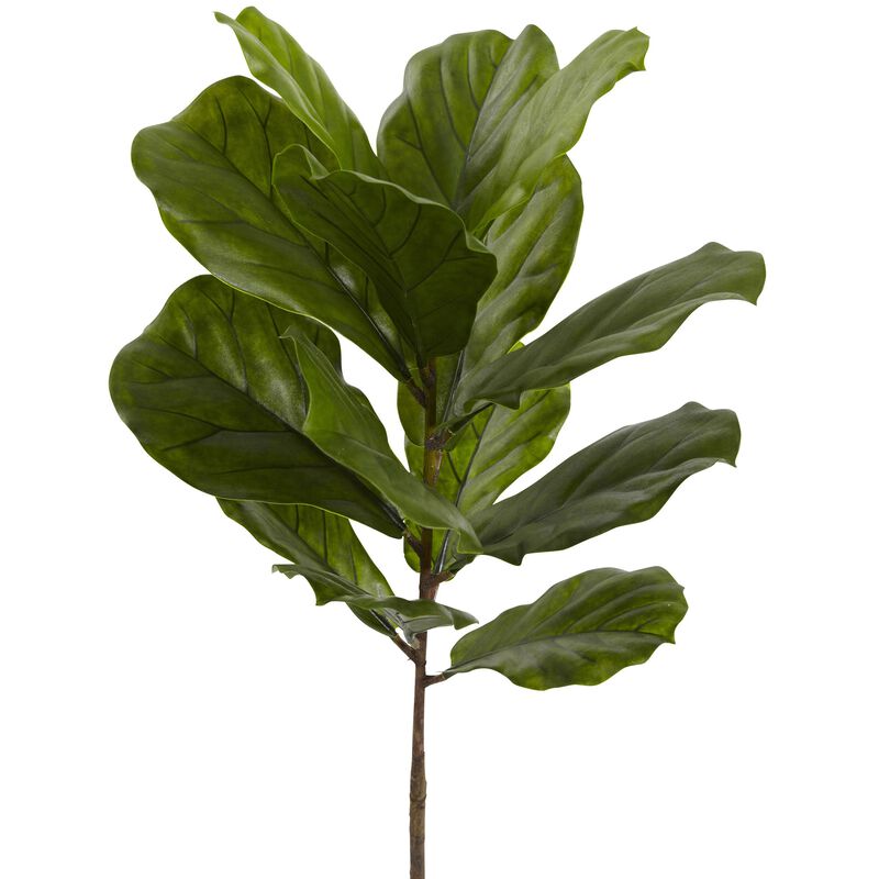 Hivvago 4 Feet Fiddle Leaf Tree UV Resistant (Indoor/Outdoor)