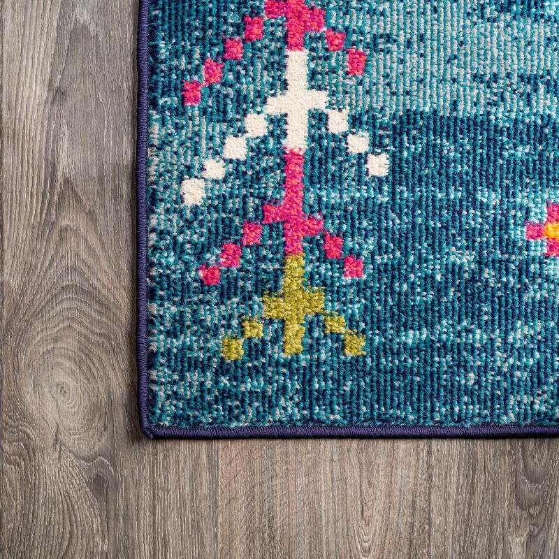 Tribal Love Geometric Area Rug