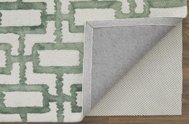 Lorrain 8919F Ivory/Green 3'6" x 5'6" Rug