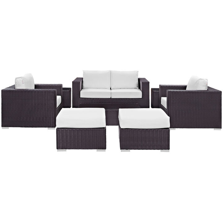 Modway - Convene 8 Piece Outdoor Patio Sofa Set