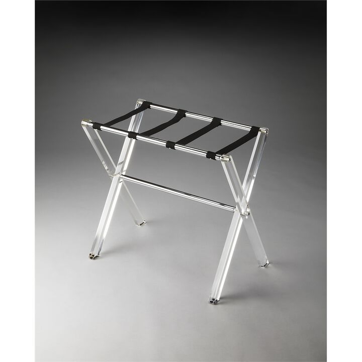 Belen Kox Crystal Clear Acrylic Luggage Rack, Belen Kox