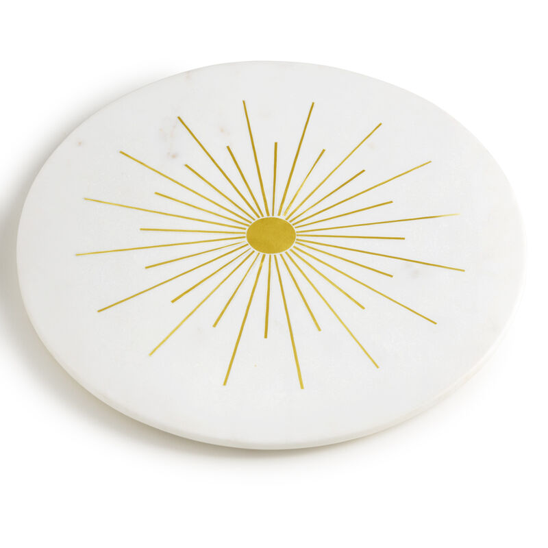 Sunshine Marble Cheese Board 12"