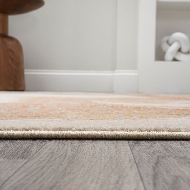 Petalo Abstract Two Tone Modern Area Rug