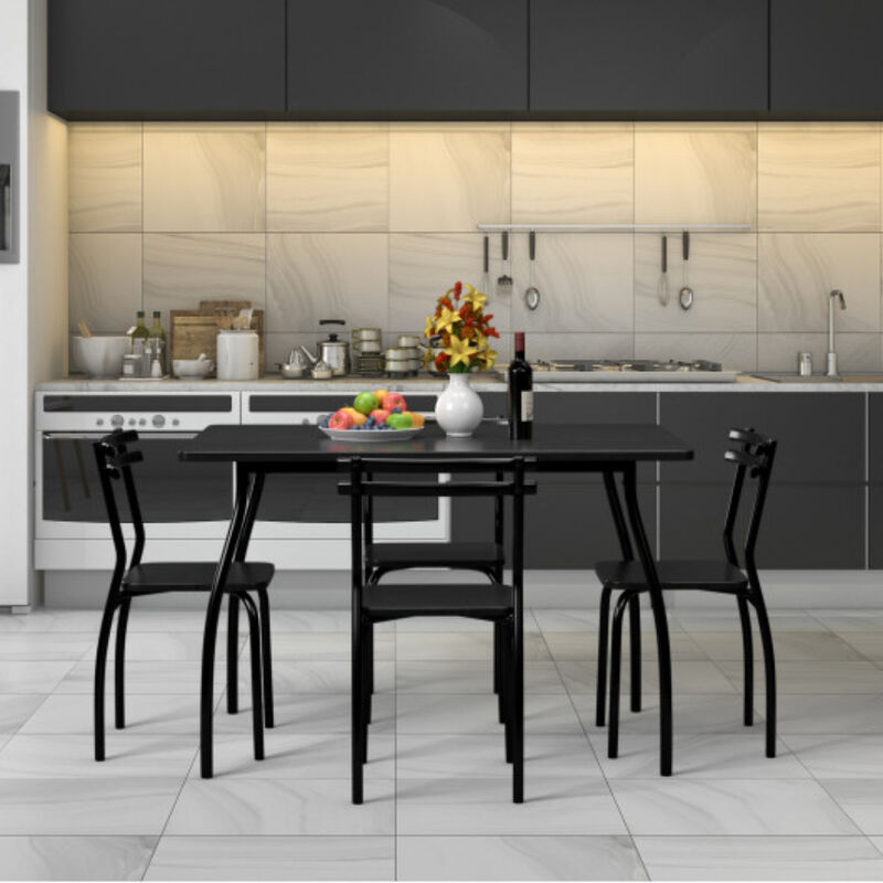 5 pcs Dining Table and Chair Set