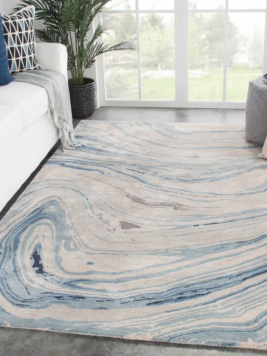 Genesis Atha Blue 6' x 9' Rug