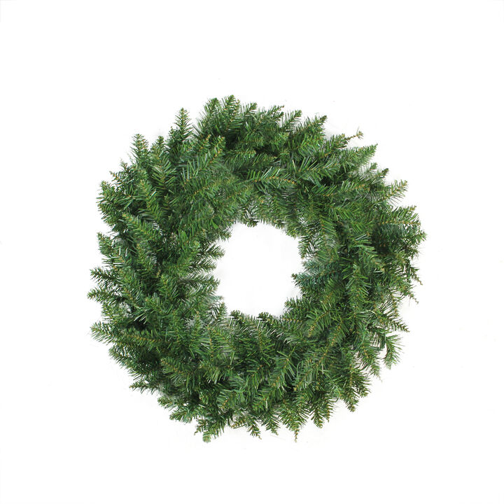 Buffalo Fir Artificial Christmas Wreath - 24-Inch  Unlit