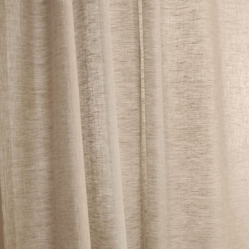 Solino Home 100% Pure Linen Curtain | Linen for Thanksgiving, Christmas