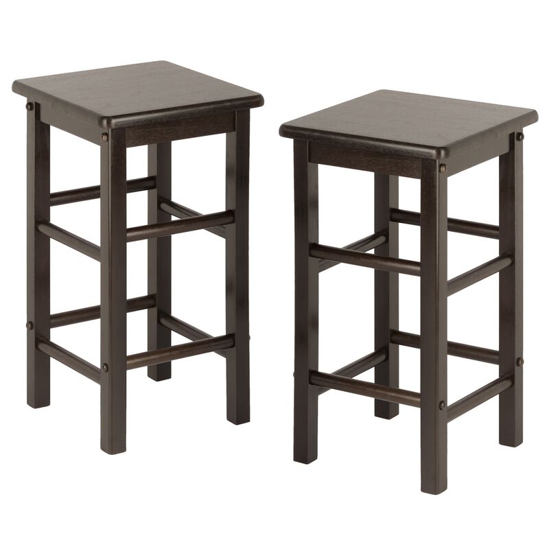 Winsome Suzanne 3-PC Set Space Saver Kitchen, Coffee Finish, 29.61x29.13x32.76