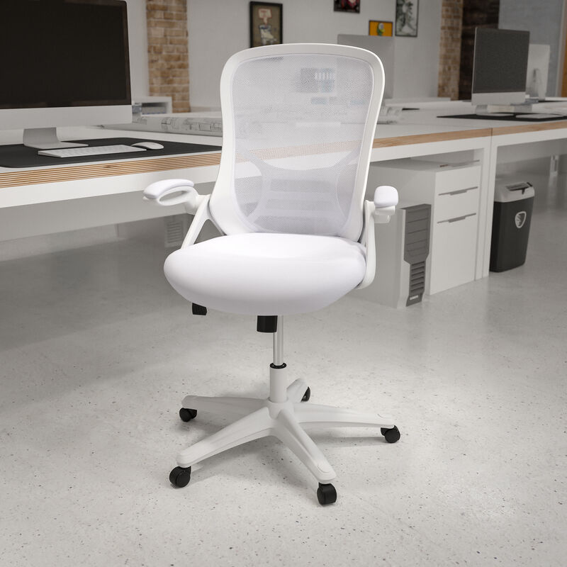 Porter High Back   Mesh Ergonomic Swivel Office Chair with Frame and Flip-up Arms