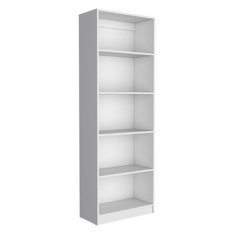 Salina 3 Piece Living Room Set With 3 Bookcases, White
