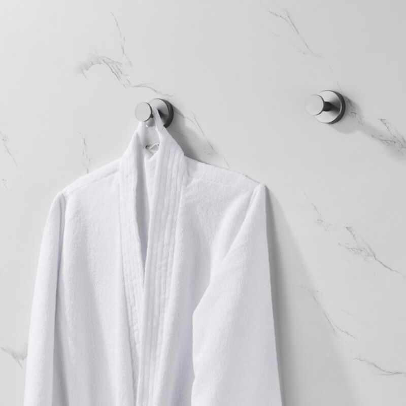 Round Base Wall-Mounted Coat Hook with Screws Sturdy Hanger for Entryway & Closet