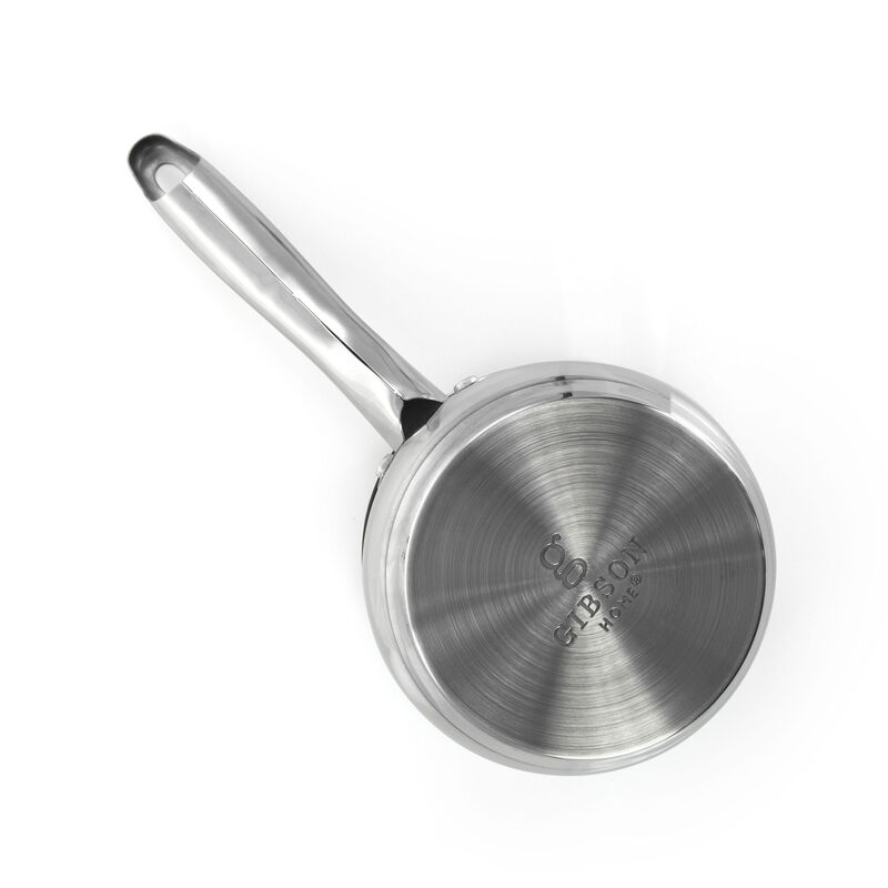Gibson Home Ancona 12 Piece Stainless Steel Belly Shaped Cookware Set with Kitchen Tools