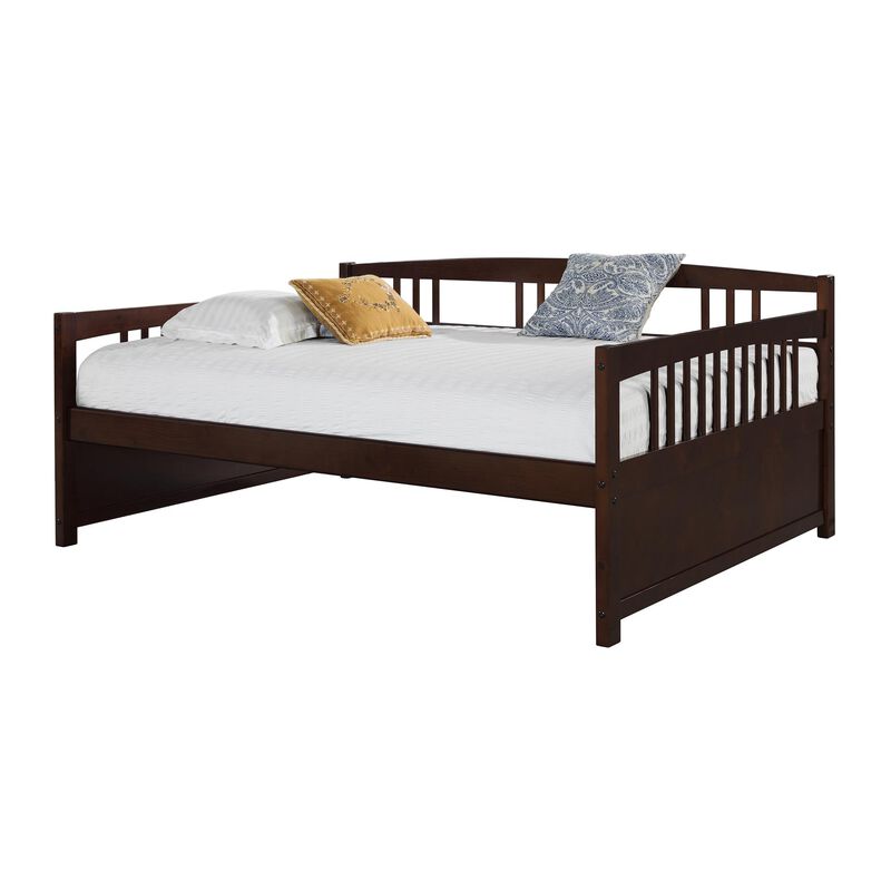 Mathilda Full Wood Daybed, Espresso