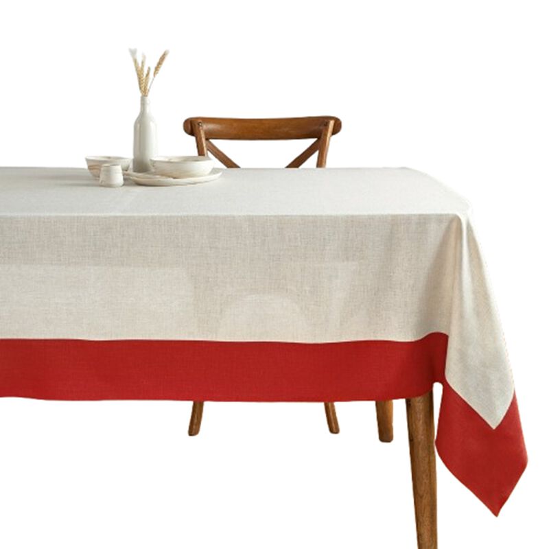 Solino Home 100% Pure Linen Tablecloth | Contempo for Spring and Easter