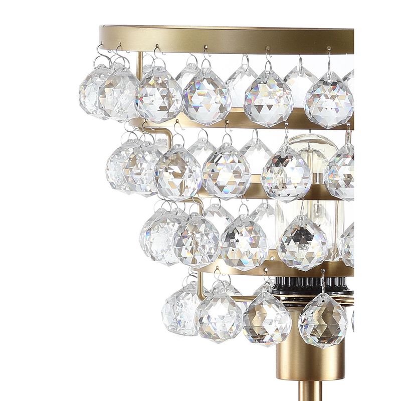 Buckingham Crystal/Metal Table Lamp