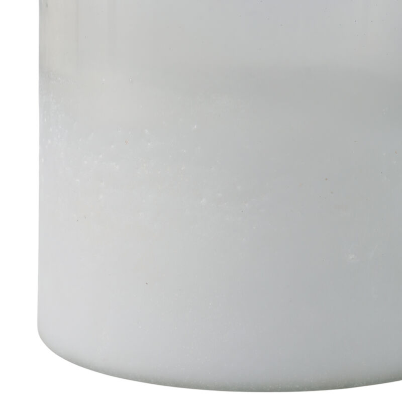 Glass Frosted Candle Holder