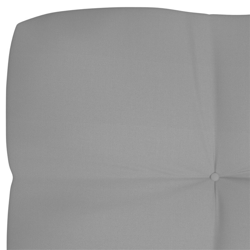 vidaXL Pallet Sofa Cushion Gray 47.2"x15.7"x4.7"