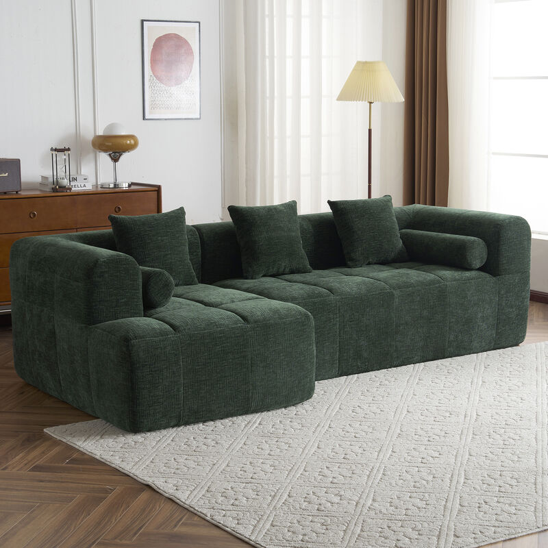 Merax Full-Compressed Sofa Modular Sectional Sofa