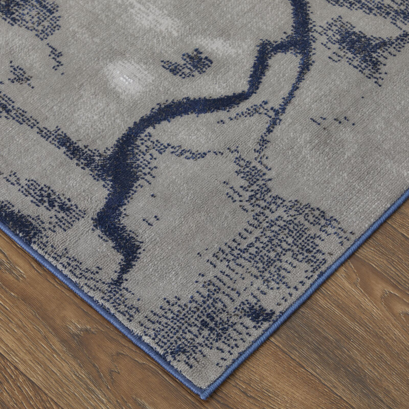 Gaspar 39KTF Blue/Gray/Ivory 10'4" x 13'6" Rug