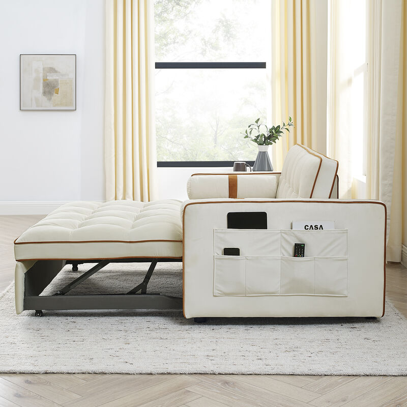 Merax Pull Out Sleeper Sofa Bed Futon