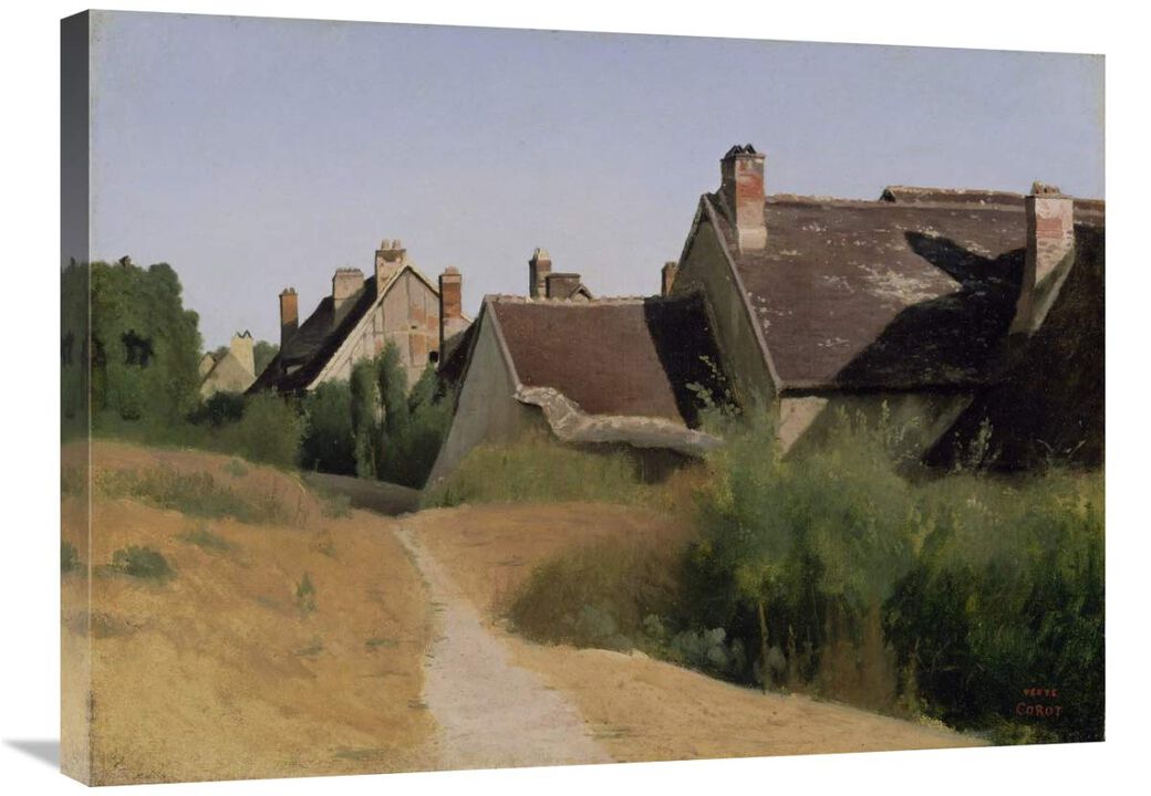 Houses near Orleans-Canvas Art-32x24