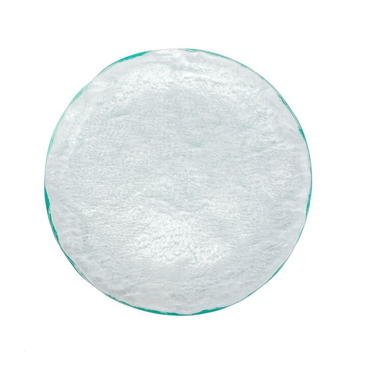 Glass Dinnerware dia.12.5" Round Clear Glass Plate
