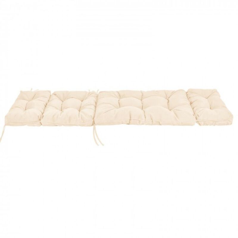 Outdoor Lounge Chaise Cushion with String Ties for Garden Poolside