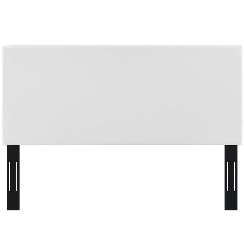 Modway - Taylor King and California King Upholstered Faux Leather Headboard White