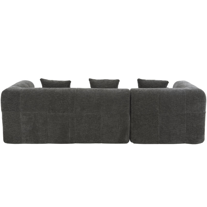 Merax Full-Compressed Sofa Modular Sectional Sofa