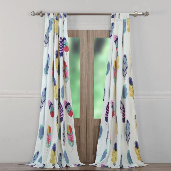 Greenland Home Fashion Dream Catcher Window Panel Pair - Multi 42x84"