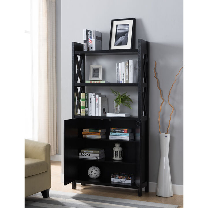 Bookcase Black for Home or Office Use
