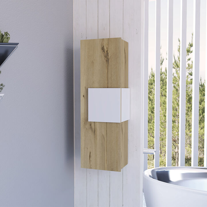 Medicine Cabinet Artic, Bathroom, White / Light Oak