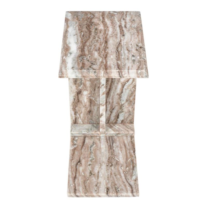 Jofran Bella Modern Luxury Solid Marble End C-Table