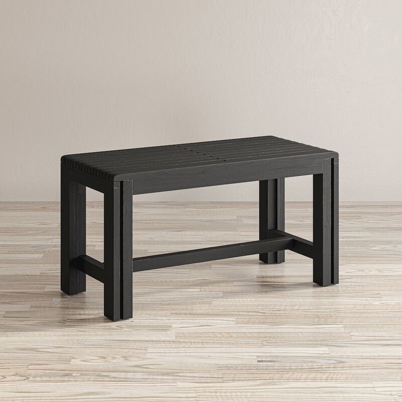 Jofran Bradford Modern Extendable Solid Mango Hardwood Bench