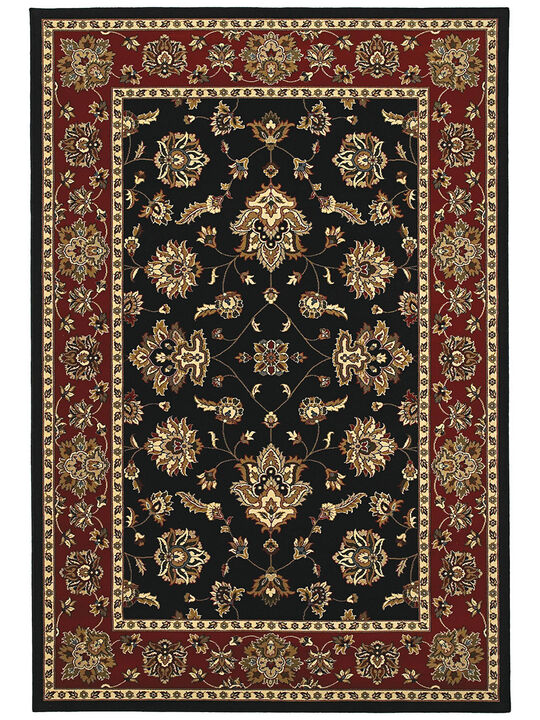 Ariana 4' x 6' Black Rug
