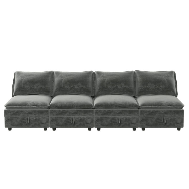 Merax Free Combination Modular Sofa with Storage