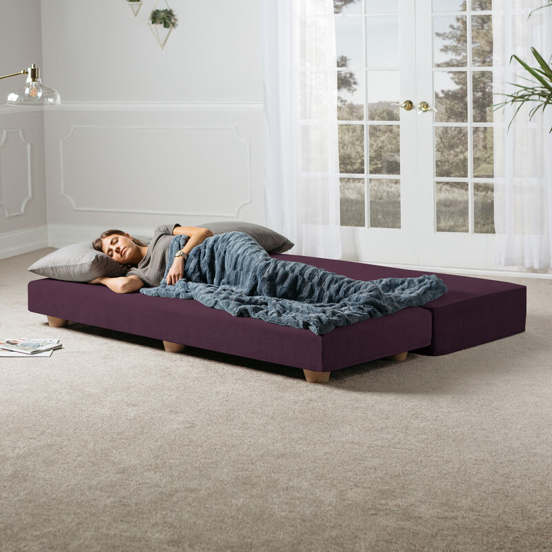 Jaxx Alon Daybed / Fold-Out Queen-Size Mattress - Microvelvet