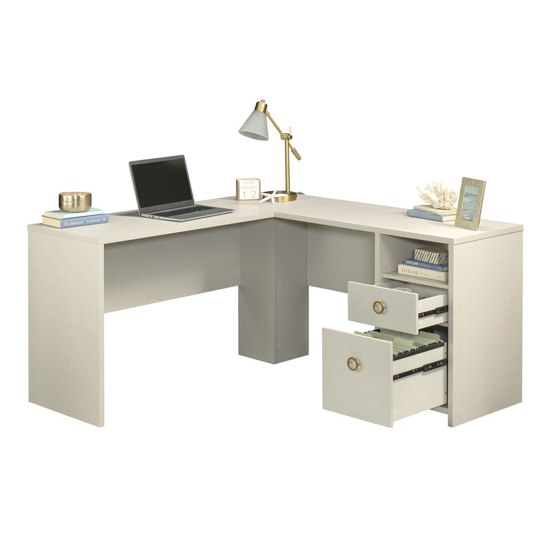 Grand Coast L-Shaped Desk with Drawers