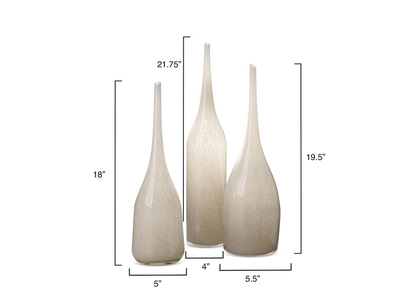 Pixie VasesSet of 3
