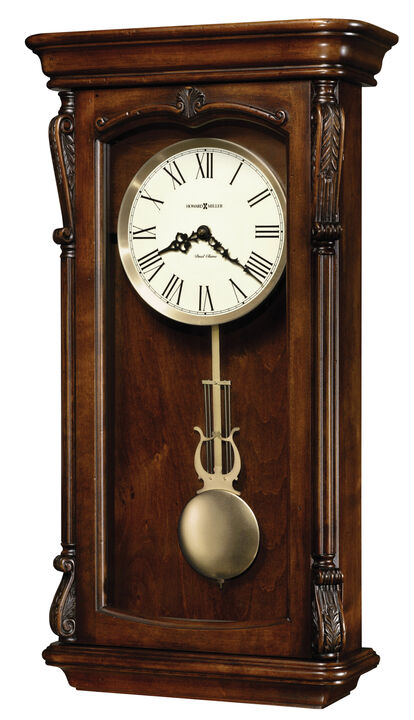 Howard Miller 625378 Howard Miller Henderson Wall Clock 625378 Hampton Cherry