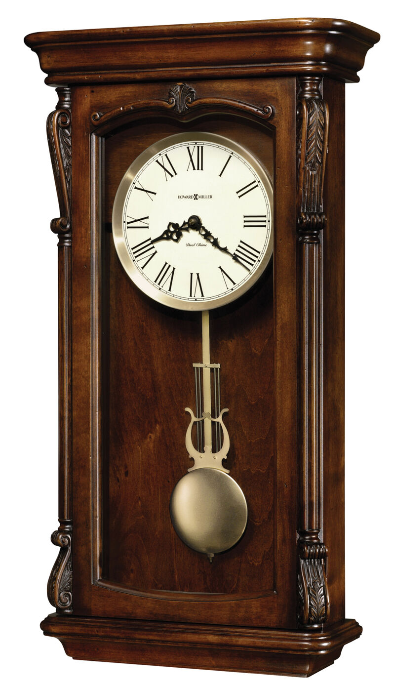Howard Miller 625378 Howard Miller Henderson Wall Clock 625378 Hampton Cherry