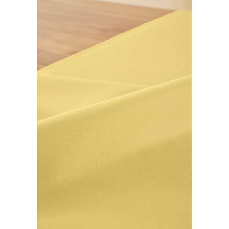 Solino Home Cotton Linen Plain Table Runner | Dru
