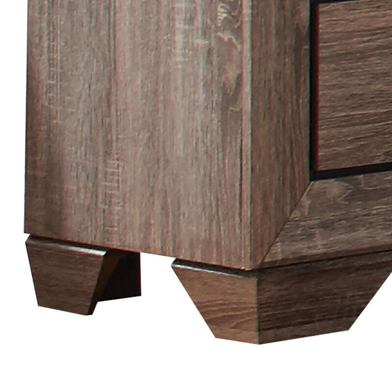 Coaster Home Furnishings Kauffman 2-Drawer Nightstand, Washed Taupe