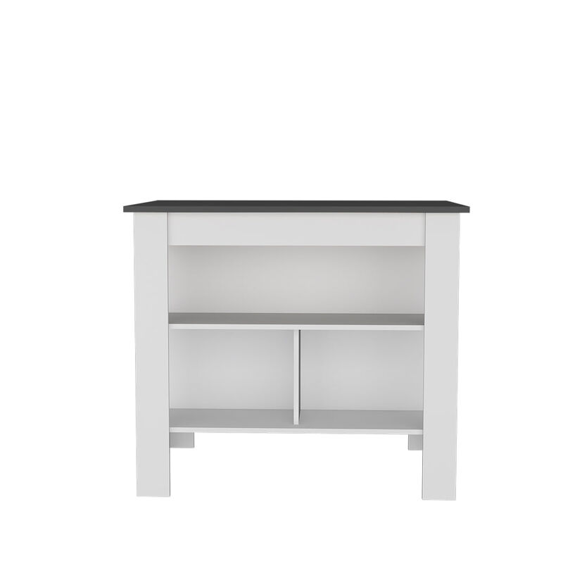 Kitchen Island Ada, Kitchen, Matt Gray / White