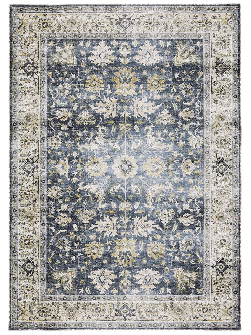 Charleston 3'6" x 5'6" Blue Rug
