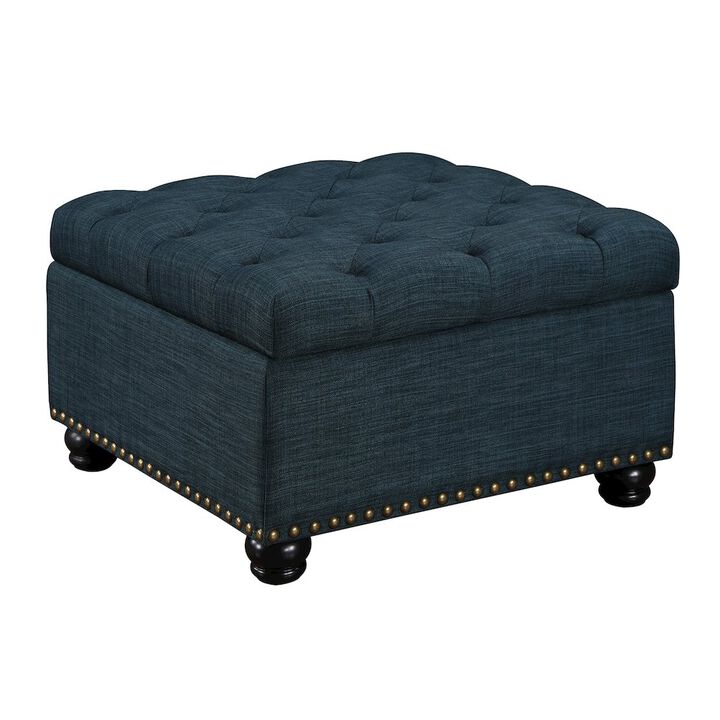 Convenience Concepts Designs4Comfort Herald Square Ottoman Coffee Table with Storage