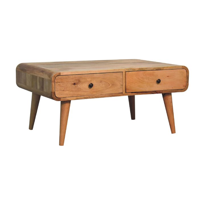Sonata  Solid Wood 4 Drawer Coffee Table